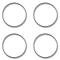American Car Craft 2003-2007 Hummer H2 - Front A/C Vent Rings 4Pc, Polished Stainless Steel 491016