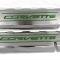 American Car Craft 2014-2019 C7/Z51 Corvette - CORVETTE Style Fuel Rail Covers Factory Overlay 2Pc, Stainless Steel, Choose Color 053118