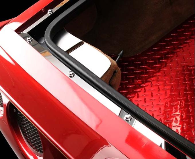 American Car Craft 1997-2004 C5 Coupe only - Corvette Rear Deck Trim 3Pc Kit, Polished Stainless Steel 031027