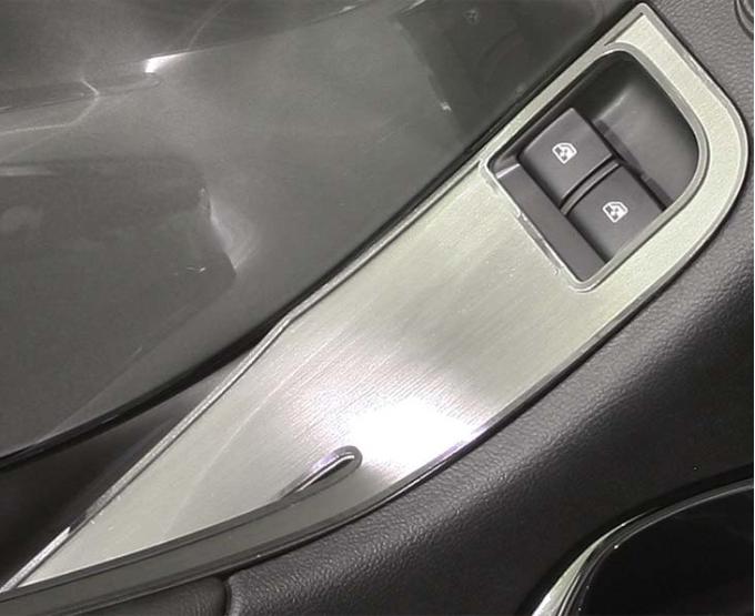 American Car Craft 2010-2011 Camaro Coupe only - Door Handle Pull/Switch Deluxe Trim Plate 2Pc, Stainless Steel 101039