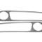 American Car Craft 2008-2009 Pontiac GT/G8 - Fog Light Trim Plates 2Pc, Brushed Stianless Steel 222001