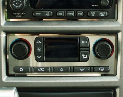 American Car Craft 2003-2007 Hummer H2 - A/C Surround Bezel, Polished Stainless Steel 491015