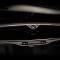 American Car Craft 1997-2004 C5/Z06 Corvette - Rear View Mirror Trim with Crossed Flags [Standard], Brushed Stainless 031008