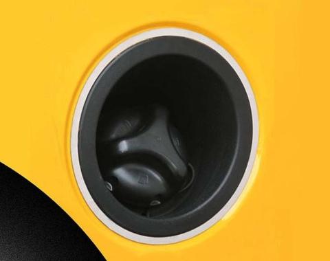 American Car Craft 2003-2007 Hummer H2 - Outer Gas Cap Surround, Polished Stainless Steel 492002