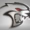 American Car Craft 2015-2023 Dodge Challenger Hellcat Redeye - Redeye Hellcat Badges 2pc Brushed Stainless Steel (Sublime Green Inlay) 152058-SBGR