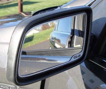 American Car Craft 2008-2009 Pontiac G8/GT - Rear View Mirror Trim, Brushed Stainless Steel 221004