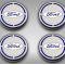 American Car Craft 2015-2017 Mustang - Ford Oval Engine Fluid Cap Cover Set 4Pc, Choose Inlay Color 173005