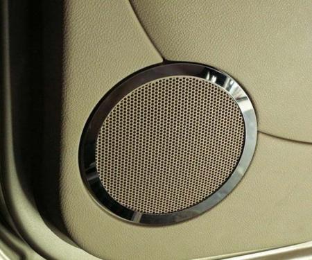 American Car Craft 2006-2012 HHR - Rear Speaker Rings 2Pc, Polished Stainless Steel 421012