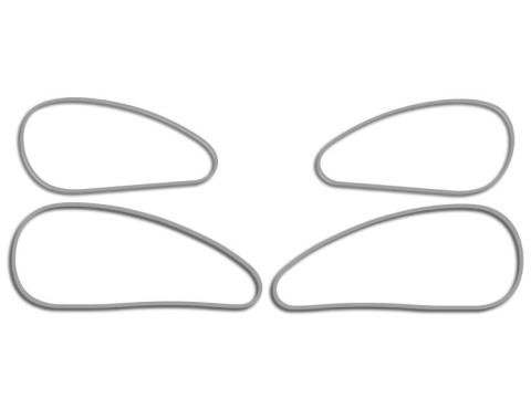 American Car Craft 2001-2005 PT Cruiser - Door Handle Trim 4Pc, Polished Stainless Steel 711008
