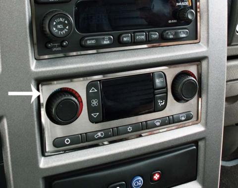 American Car Craft 2003-2007 Hummer H2 - AC Plates 2Pc, Brushed Stainless with Polished Ring 491013