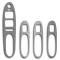 American Car Craft 2009-2012 SS HHR - Door Arm Trim 4Pc, Brushed Stainless Steel 421008