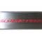 American Car Craft 2010-2015 Camaro - Door Panel Kick Plates 'SUPERCHARGED' 2Pc, Brushed Stainless, Choose Inlay Color 101028