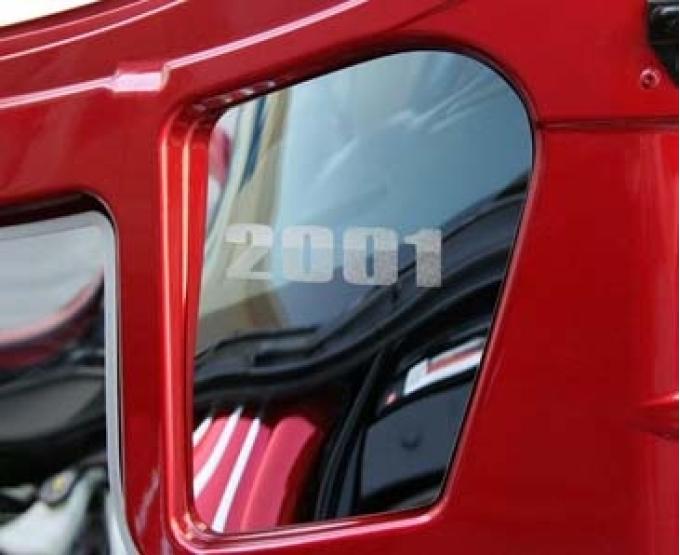 American Car Craft 1997-2004 C5/Z06 Corvette - Hood Insert Upper Right, Polished Stainless, Choose Year 033004