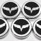 American Car Craft 2005-2013 C6 Corvette - Crossed Flags Logo Fluid Cap Covers 5Pc Auto Transmission, Choose Color 043082