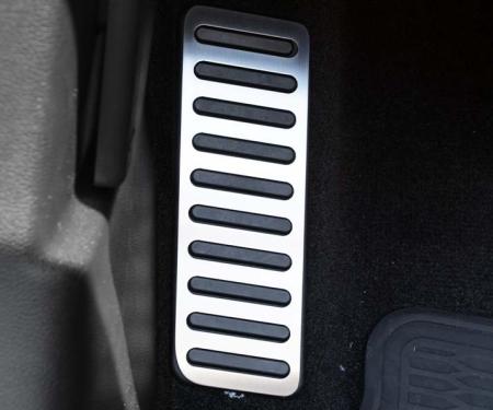 American Car Craft 2015-2020 Mustang - Dead Pedal Trim Plate, Stainless Steel (Brushed) 271034