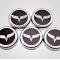 American Car Craft 2005-2013 C6 Corvette - Crossed Flags Logo Fluid Cap Covers 5Pc Auto Transmission, Choose Color 043082