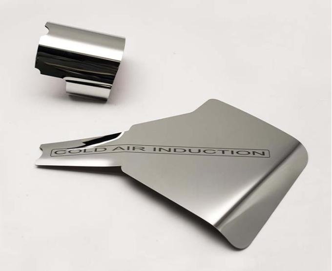 American Car Craft 2011-2013 Mustang GT - Air Box Cover with Etched Lettering 2Pc, Polished Stainless Steel 273052