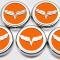 American Car Craft 2005-2013 C6 Corvette - Crossed Flags Logo Fluid Cap Covers 5Pc Auto Transmission, Choose Color 043082