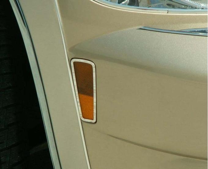 American Car Craft 2006-2012 HHR - Front Marker Light Trim 2Pc, Polished Stainless Steel 422003