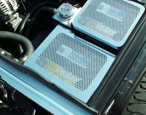American Car Craft 2003-2007 Hummer H2 - Battery Cover, Perforated Stainless Steel 493003