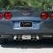 American Car Craft 2005-2013 C6 Corvette - Polished Exhaust Filler Panel with C6 Emblem, Stock, Stainless Steel 042108