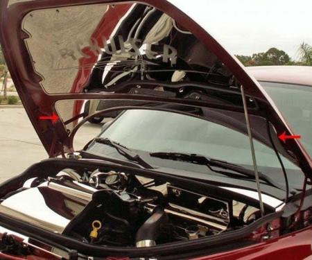 American Car Craft 2001-2005 PT Cruiser - Lower Hood Cowl, Polished Stainless Steel 713003