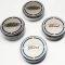 American Car Craft 2015-2017 Mustang - Ford Oval Engine Fluid Cap Cover Set 4Pc, Choose Inlay Color 173005