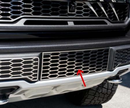 American Car Craft 2017-2018 Ford Raptor - Front Lower Grille Overlay, Stainless Steel (Polished) 772058