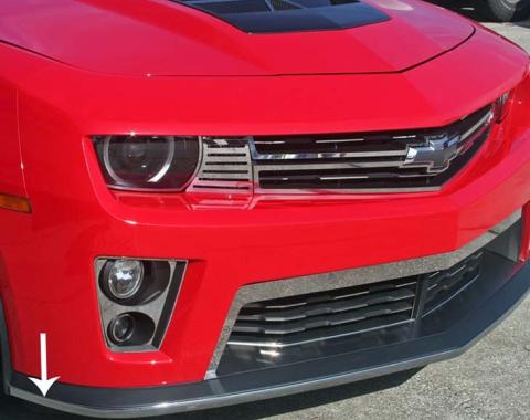 American Car Craft 2012-2013 Camaro ZL1 - Front Lip Spoiler Trim, Classic Chrome Vinyl Molding 102066