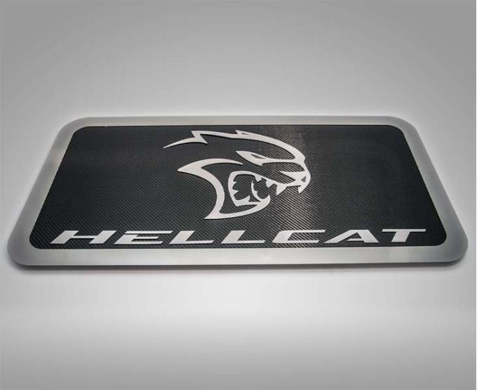American Car Craft Dodge Challenger Hellcat Car Show Display Real Carbon Fiber, Polished Stainless Steel 151079