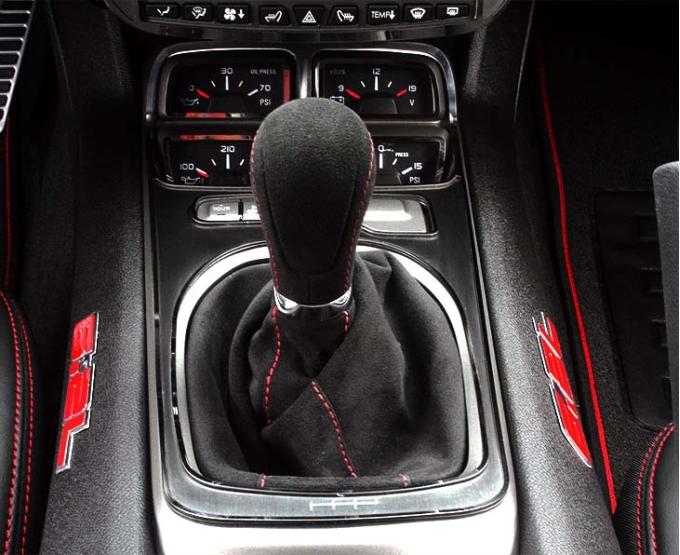 American Car Craft 2010-2015 Camaro SS - Shifter Plate Cover Standard Equipped with Gauge Cluster, Stainless Steel 101022
