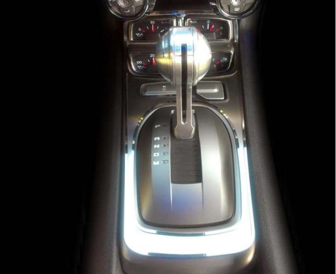 American Car Craft 2010-2015 Camaro - Shifter Plate Trim, Automatic Equipped with Gauge Cluster, Stainless Steel 101023