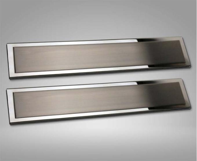 American Car Craft 2010-2014 Ford F150/Raptor - Outer Rear Door Sills 2Pc, Brushed/Polished Stainless Steel 771024