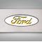 American Car Craft 2009-2014 Ford Raptor - FORD Logo Glove Box Trim, Stainless Steel, Choose Inlay Color 771035