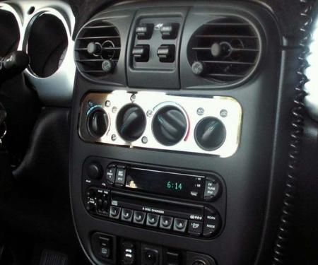 American Car Craft 2001-2005 PT Cruiser - A/C Plate 2Pc, Polished Stainless Steel 711002