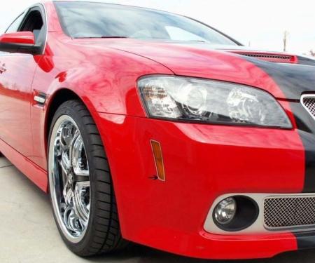 American Car Craft 2008-2009 Pontiac G8/GT/GXP - Side Marker Trim 2Pc, Brushed Stainless Steel 222011