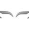 American Car Craft 2006-2012 HHR - Eyelid Kit, Chrome ABS 422008