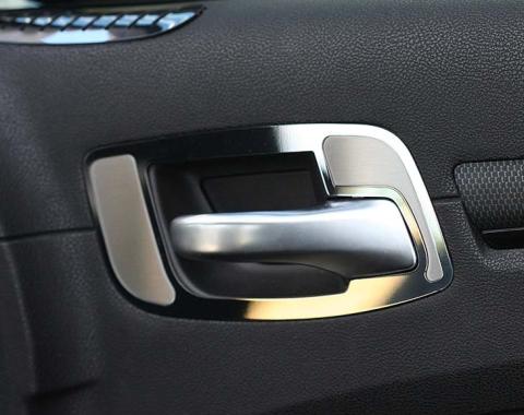 American Car Craft 2011-2018 Chrysler 300 - Front Door Handle Pull Set Polished/Brushed, Stainless Steel 331017