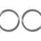 American Car Craft 2006-2012 HHR - Rear Speaker Rings 2Pc, Polished Stainless Steel 421012