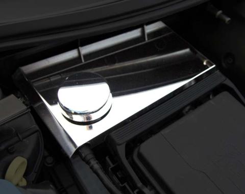 American Car Craft 2014-2019 Corvette Z06/ZR1/Z51/C7 Stingray - Water Tank Cover, Polished Stainless Steel 053040