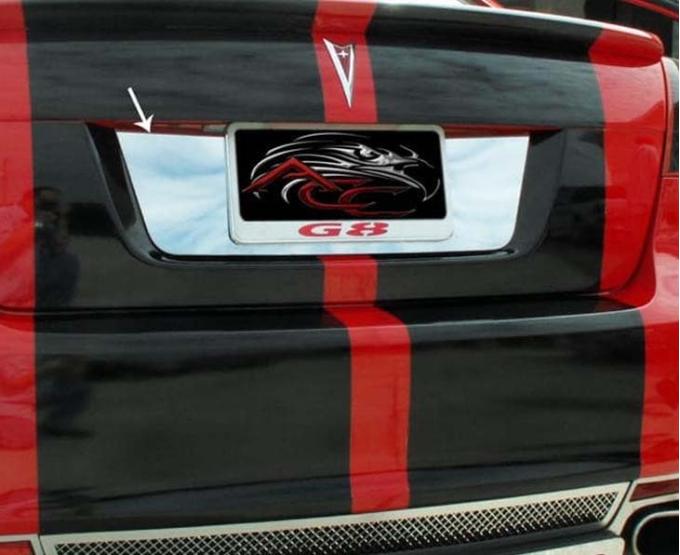 American Car Craft 2008-2009 Pontiac G8 Base GT/GXP - Tag Back Plate, Polished Stainless Steel 222008