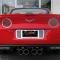American Car Craft 2005-2013 C6 Corvette - Taillight Grilles Laser Mesh 4Pc, Polished Stainless Steel 042064