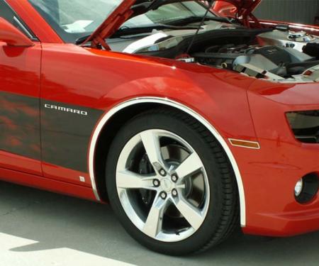 American Car Craft 2010-2013 Camaro - Wheel Well Molding 4Pc Kit, 1" Classic Chrome Vinyl Molding 102028