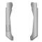 American Car Craft 2010-2013 Nissan GT-R - Inner Side Fender Caps 3Pc, Polished Stainless Steel 163015