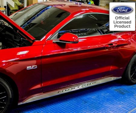 American Car Craft 2015-2017 Mustang - Ground Effects Kit, Brushed Stainless Steel 272039