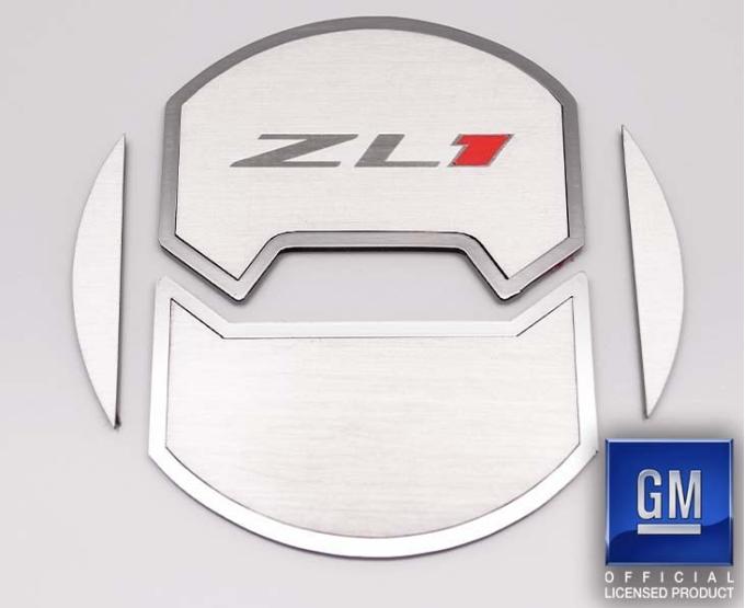American Car Craft 2010-2015 Camaro ZL1 - Round A/C Vent Duct Covers Deluxe "ZL1" 8Pc, Brushed Stainless Steel 101057