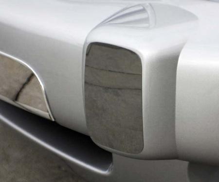 American Car Craft 2006-2012 HHR - Front & Rear Bumper Pads 4Pc, Chrome ABS 422021