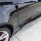 American Car Craft 2015-2019 Z06/ZR1/C7 Corvette - Side Skirt Extensions with Supercharged Inlaid Lettering, Brushed Stainless Steel 052094/052106