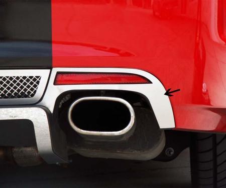 American Car Craft 2008-2009 Pontiac V6/GT/GXP G8 - Exhaust Trim Plates 2Pc, Brushed Stainless Steel 222007