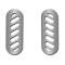 American Car Craft 1997-2004 C5/Z06 Corvette - Pillar Vent Covers 2Pc, Brushed Stainless Steel 031030